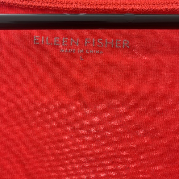 Eileen Fisher 3/4 Sleeve Tshirt *FIRM* Size Large - Picture 2 of 3